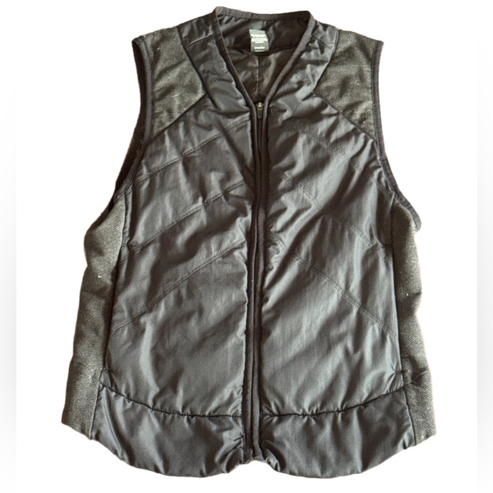 Prana Polar Breeze Full Puffer Winter Sleeveless Vest Black Xs